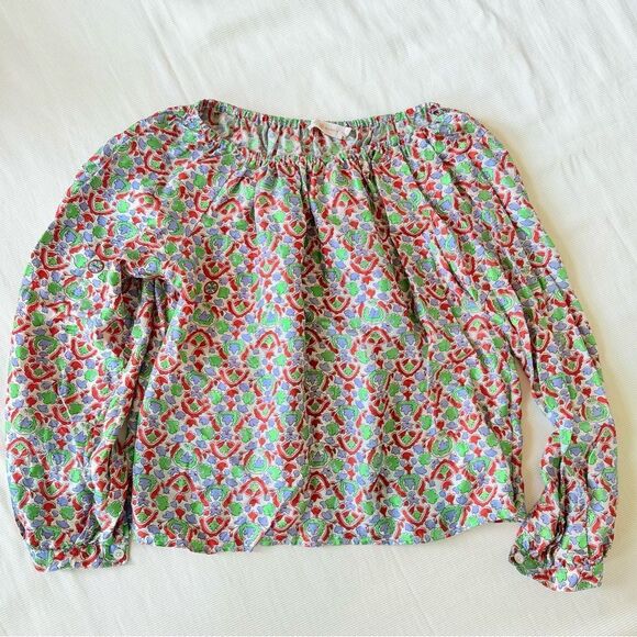 Tory Burch Womens Top Jogger Pants Set Floral Silk Casual Vacation 0 - 2 - Picture 6 of 6